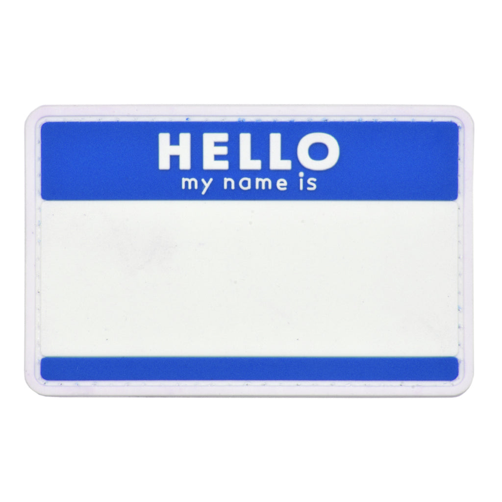 Hello My Name Is Patch Blue