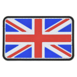 UK Flag Round Corners Patch Full Color