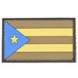 Puerto Rico Flag Patch Tan