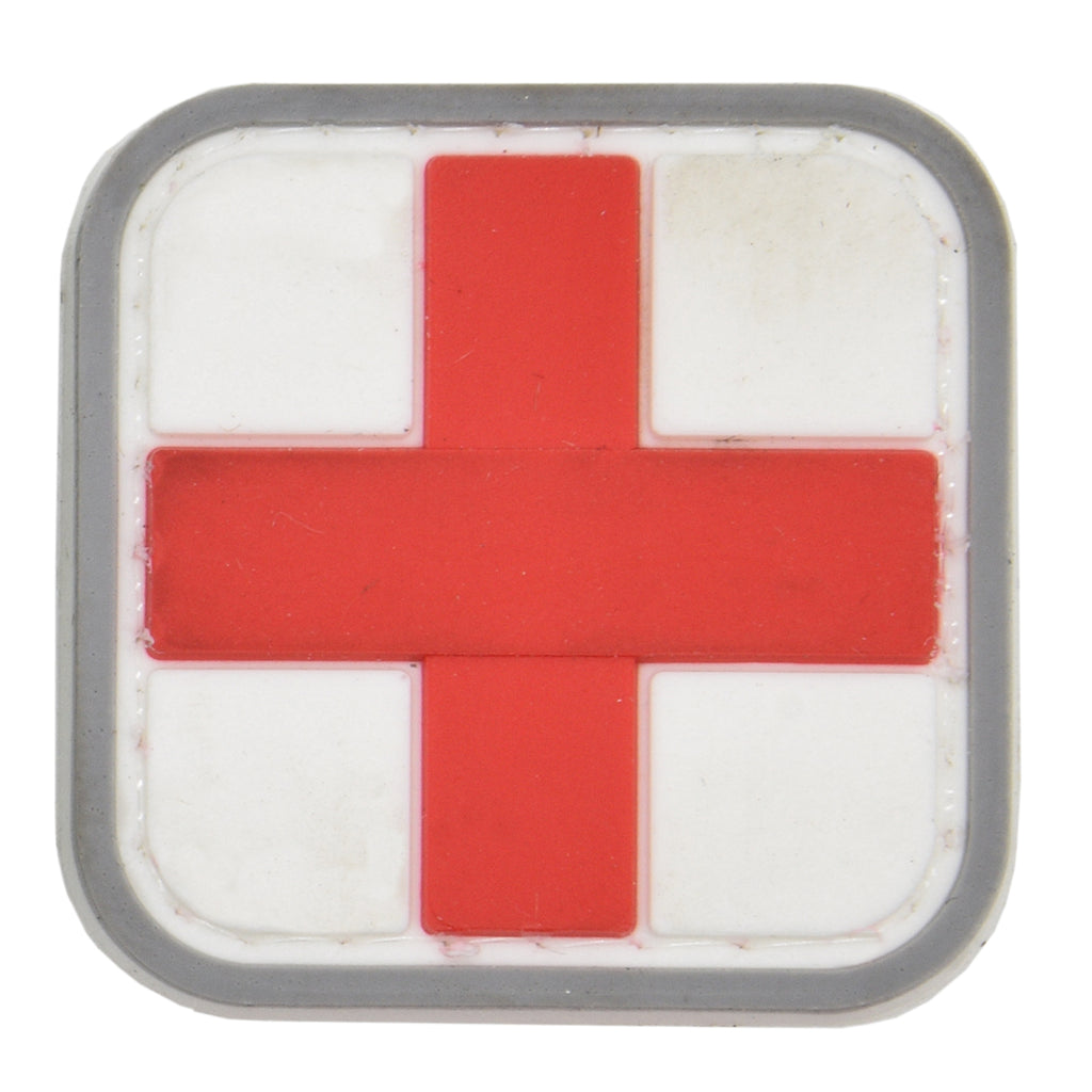 Small Medic First Aid Patch White/Red