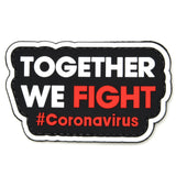 Together We Fight Coronavirus Patch Black