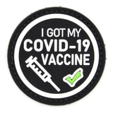 Got My COVID Vaccine Checkmark Patch Black/White