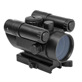 VISM by NcSTAR Red Dot Sight With Built in Flashlight & Red Laser QR Mount