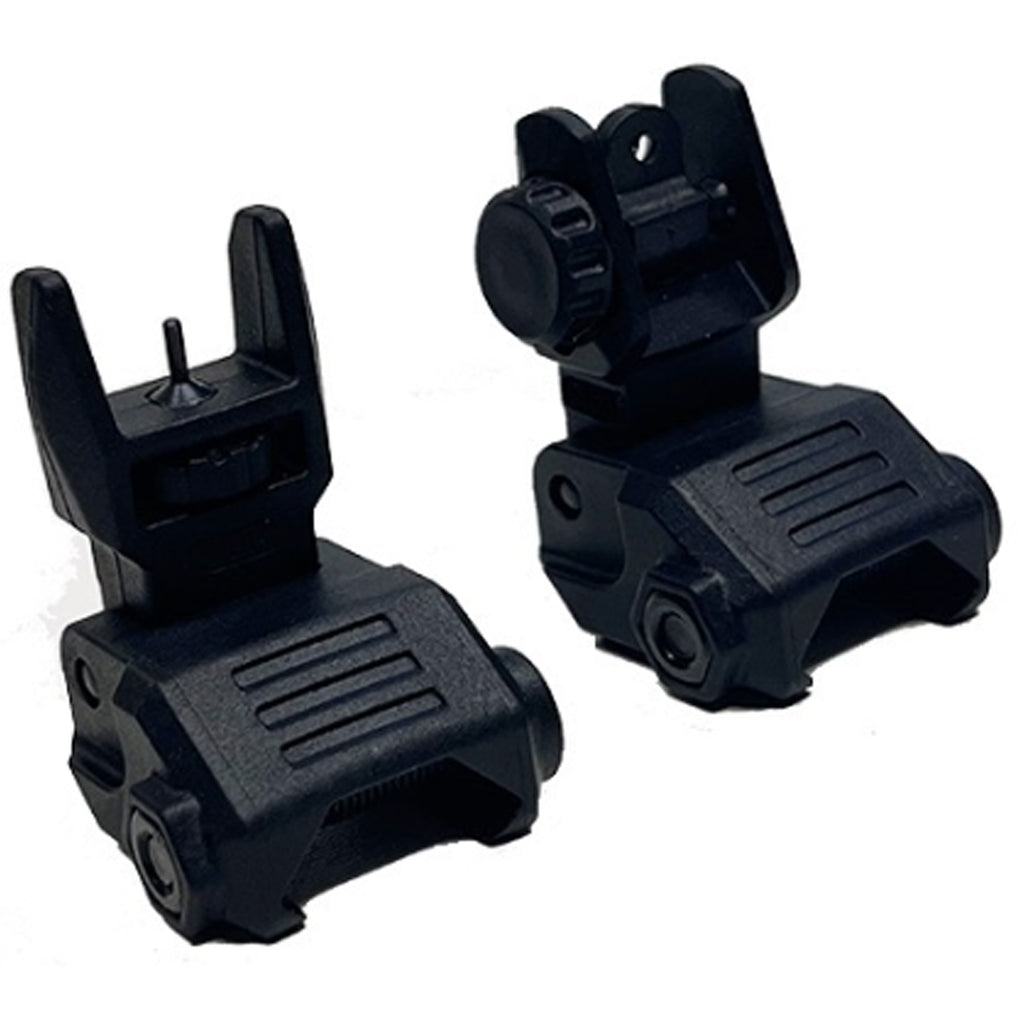 Vism by NcSTAR Picatinny Front and Rear Low Profile Sights Set